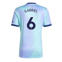 Echipament fotbal Arsenal Gabriel Magalhaes #6 Tricou Treilea 2024-25 maneca scurta